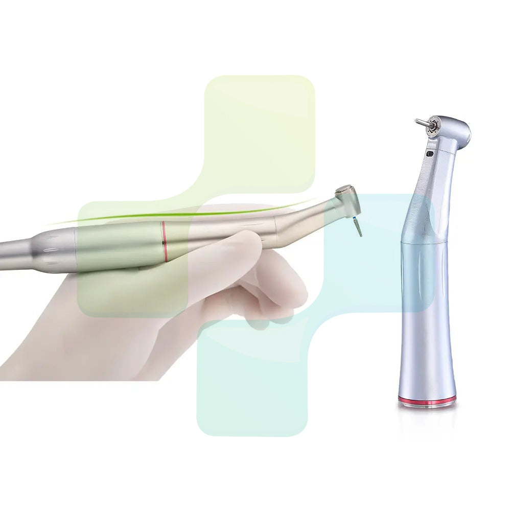 BLACKDOWN DENTAL -  Apple Dental 1:5 Speed Increasing Red Band Fibre Optic Contra Angle Handpiece