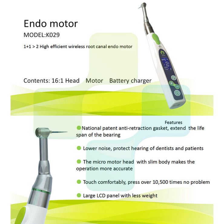 BLACKDOWN DENTAL -  Apple Dental LED Endo Motor Cordless Handpiece