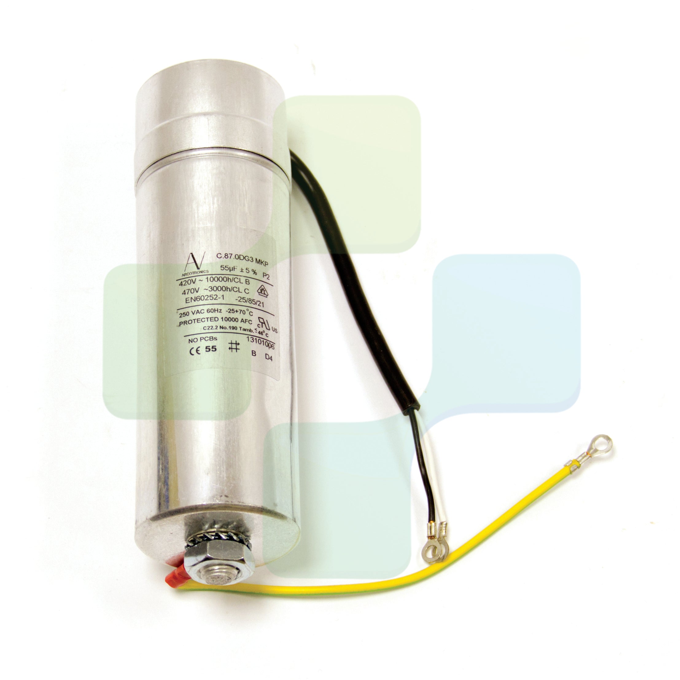 BLACKDOWN DENTAL - Cattani 55mfd Capacitor for AC300 3 Cylinder Compressor