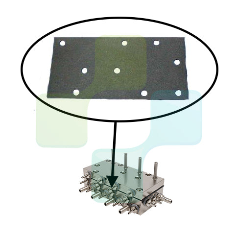 BLACKDOWN DENTAL -  DCI 4433 Handpiece Control Block Diaphragm for Quad-Block 4 Outlets