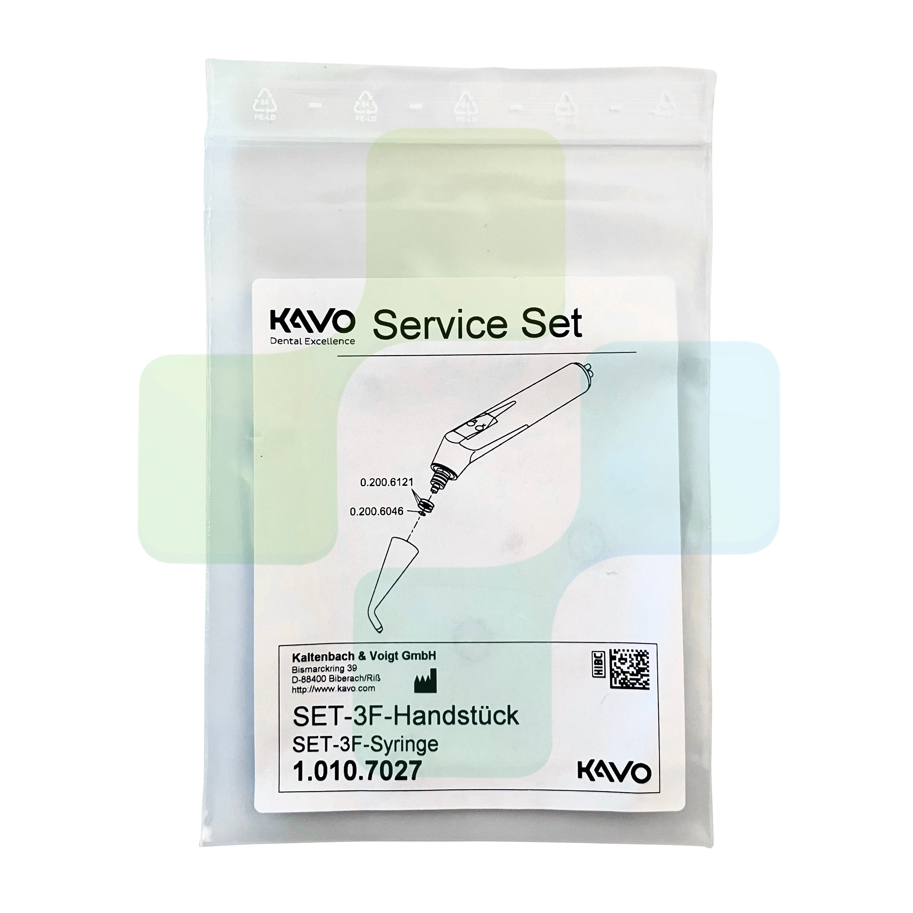 BLACKDOWN DENTAL - KaVo Service Set for 3F Syringe